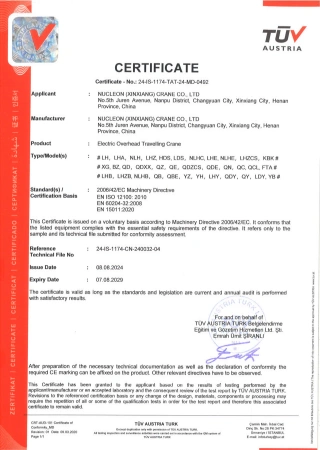 Double beam bridge crane CE certificate_.webp