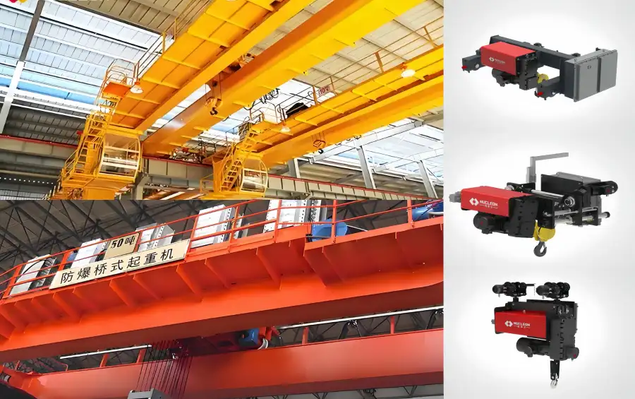 Different types of Nucleon explosion-proof bridge cranes.webp