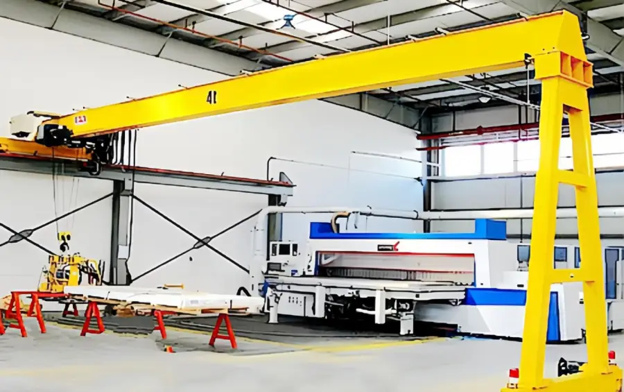 Single Girder Semi Gantry Crane.webp