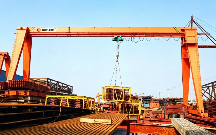 Gantry Cranes with Electric Hoist.webp