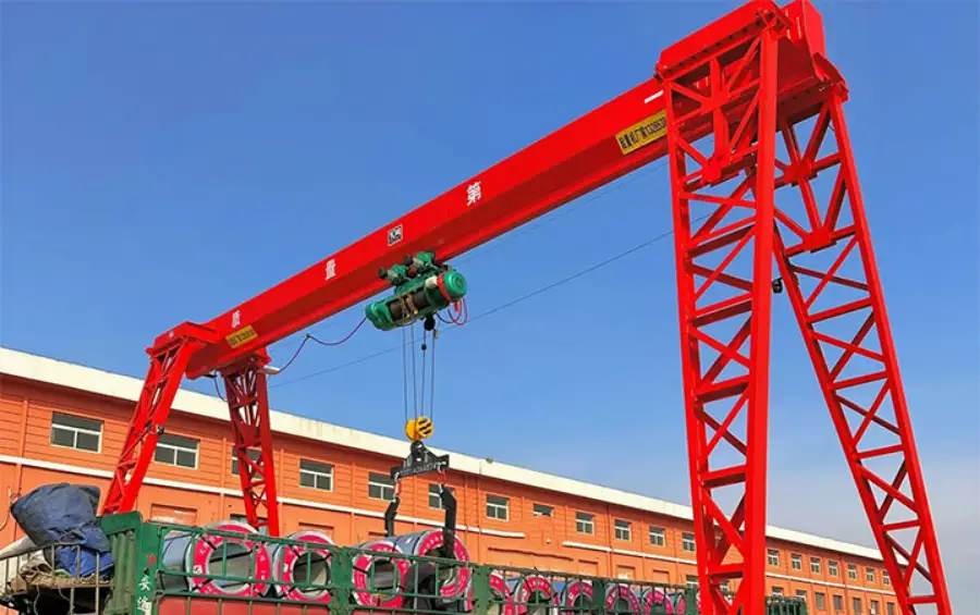 Gantry Crane with Electric Hoist.webp