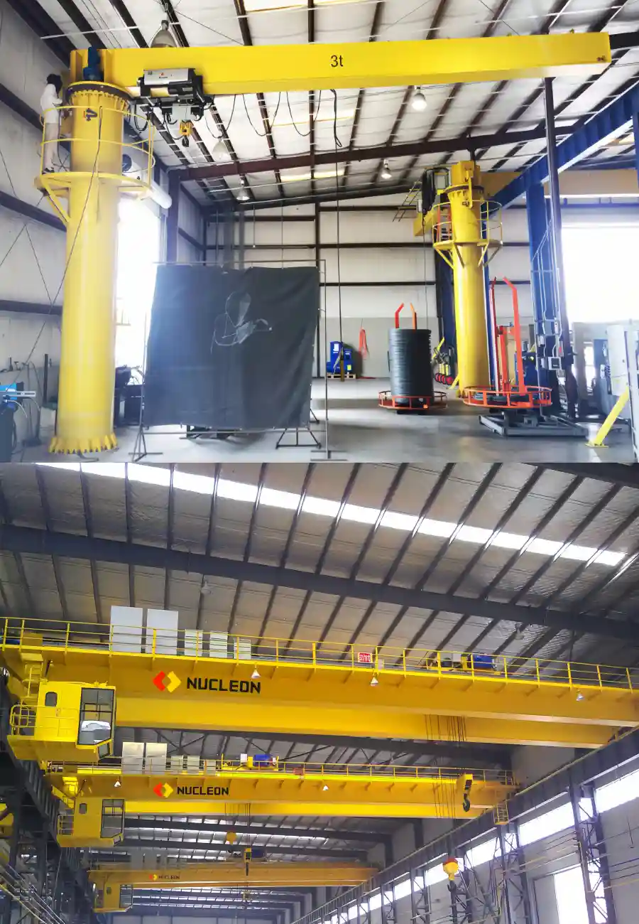 Jib Crane vs. Overhead Bridge Crane.webp