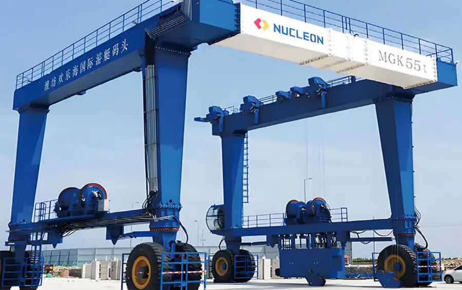 55 Ton Boat Travel Lift Customized for Kuwait Ship Repair Yard Project