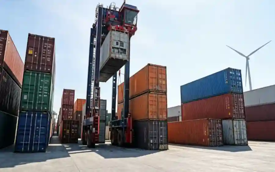 Nucleon Container Straddle Carrier Crane | Flexible Independent Container Handling Equipment