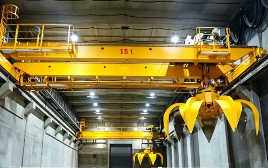 Nucleon Grab Bucket Overhead Crane｜Bulk‑Material Handling Workhorse