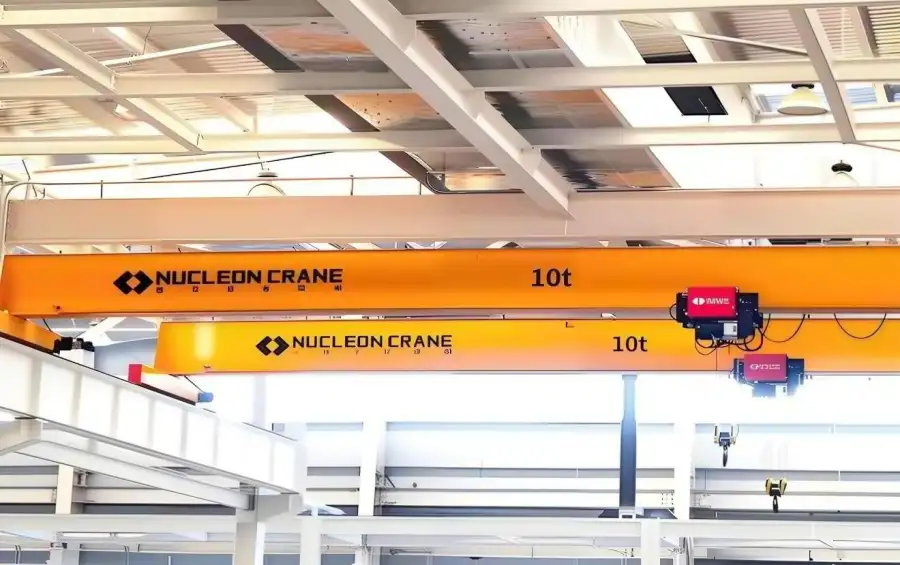 Nucleon European Single Girder Bridge Crane | VFD & Anti-Sway Technology
